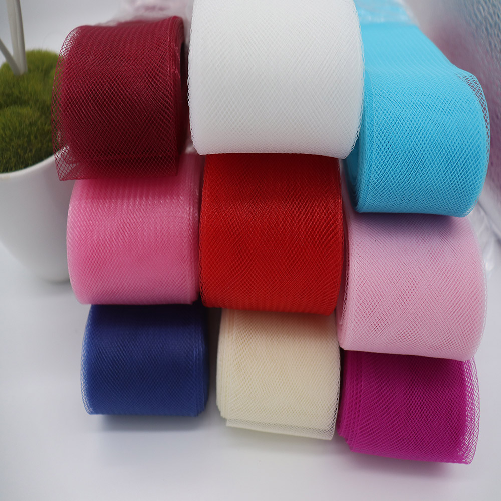 Sewing Fabric - Yumuşak Polyester File Şerit Düz Krinolin