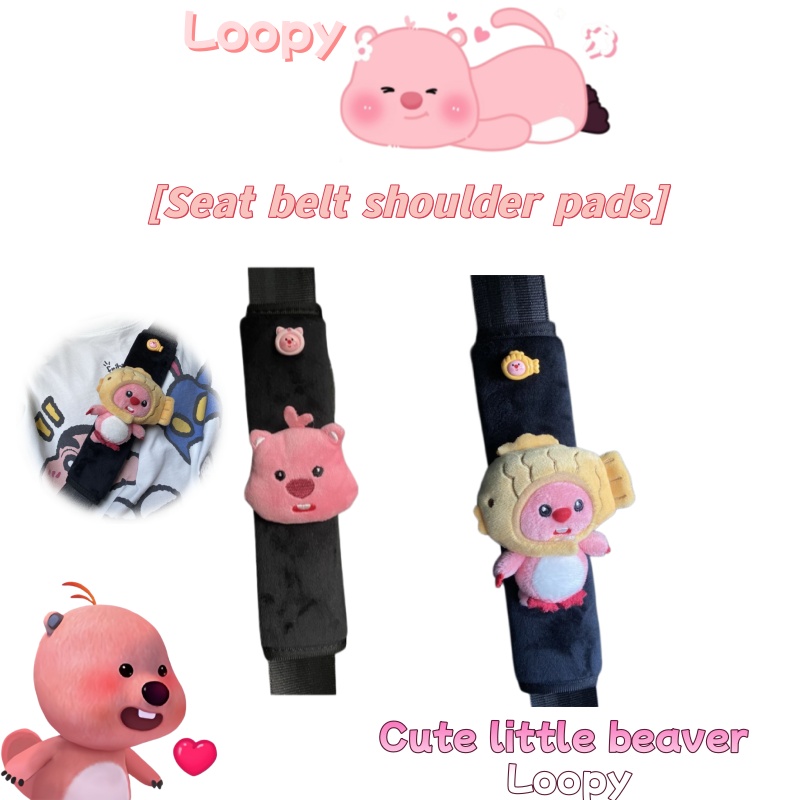 Shoulder Pad Set In - Araba Emniyet Kemeri Süsü Peluş Kunduz
