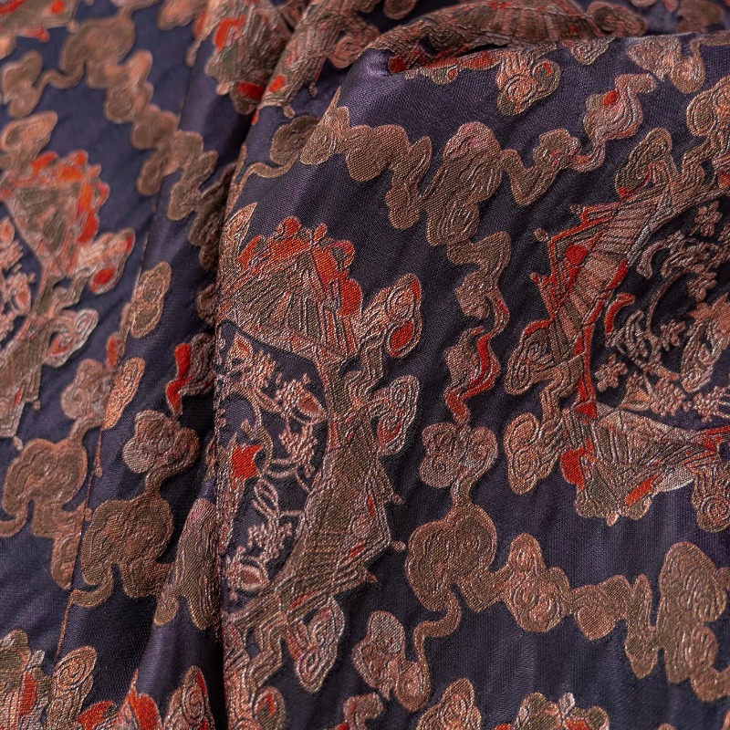 Mor Kırmızı Rayon Çiçek Jakarl - Sewing Fabric incelemesi ve fiyatı