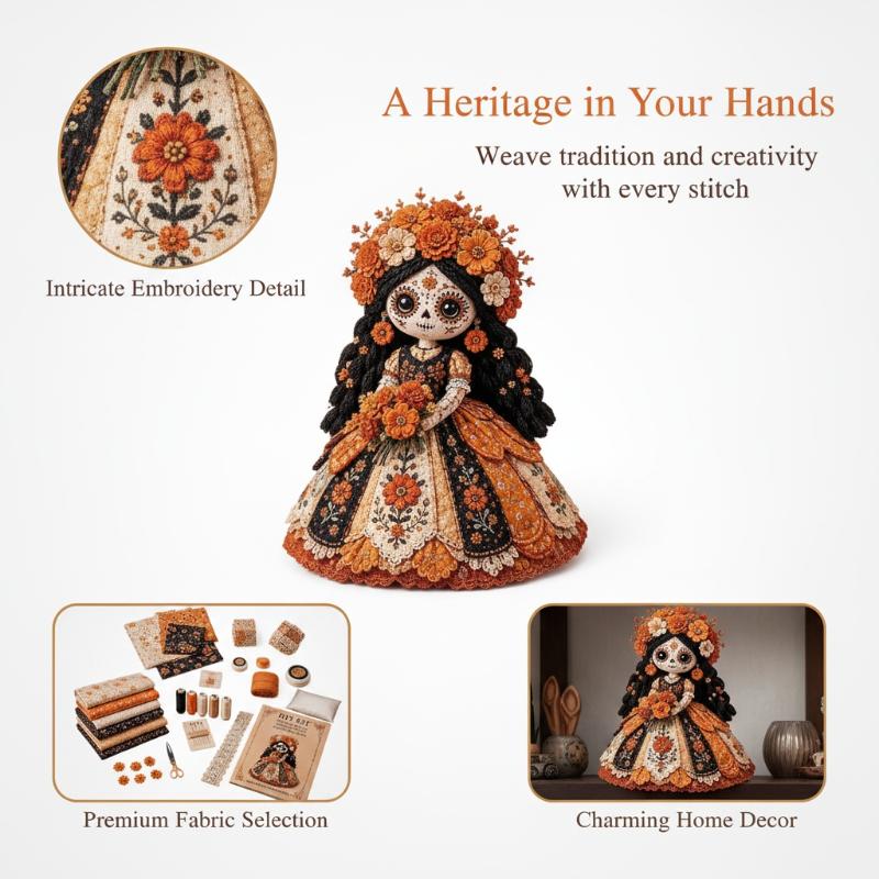 Yeni Ölüler Günü Patchwork Beb - Textile Sewing Kit incelemesi ve fiyatı