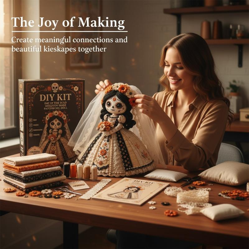 Yeni Ölüler Günü Patchwork Beb - Textile Sewing Kit incelemesi ve fiyatı