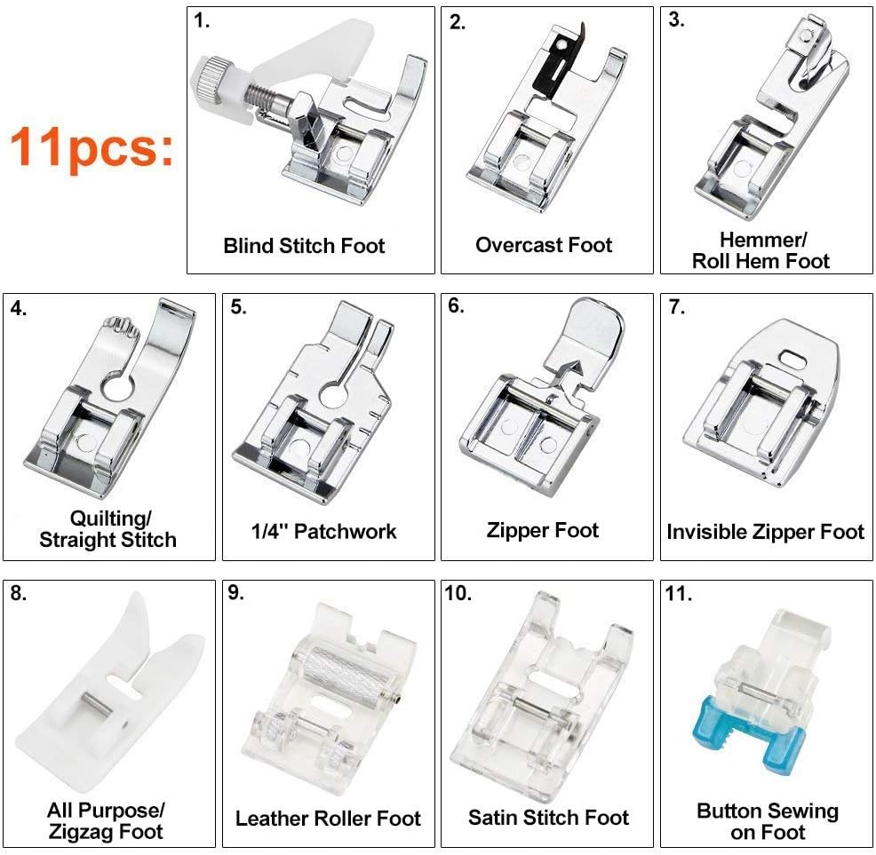 11 Parça Baskı Ayağı Seti - Br - Textile Sewing Kit incelemesi ve fiyatı