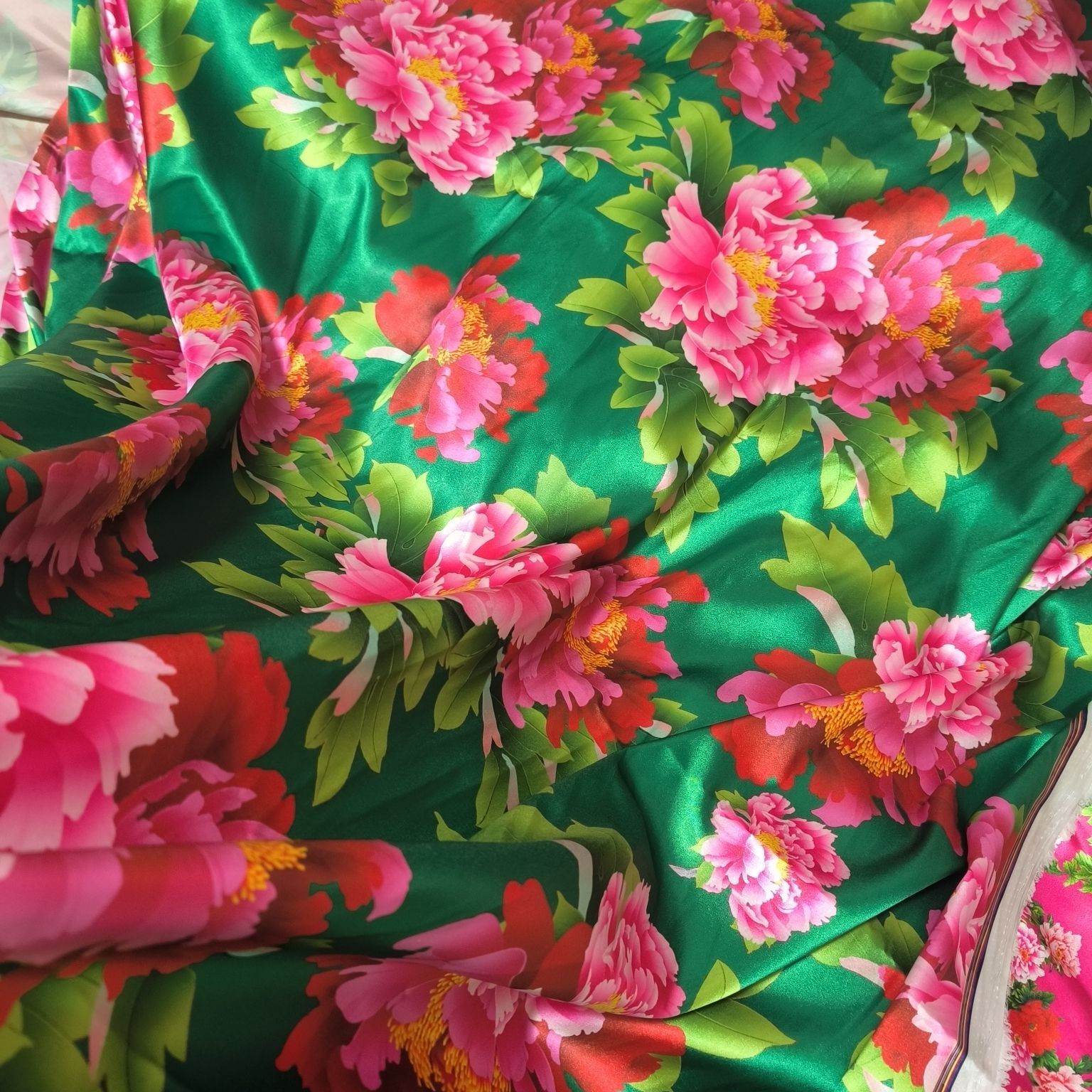 Çiçek Desenli Asetat Saten Kum - Sewing By incelemesi ve fiyatı