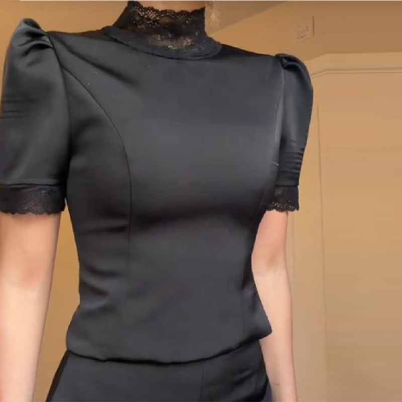 Yeni Saten Dantel Kenarlı Üst  - Shoulder Pad Set In incelemesi ve fiyatı